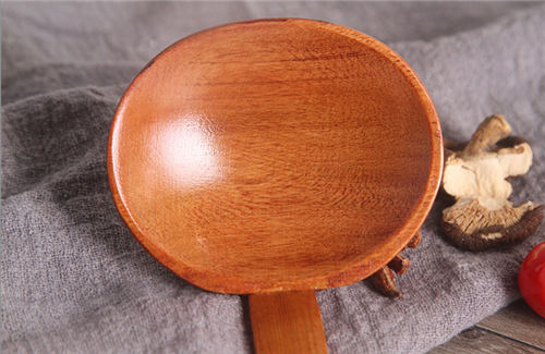 bamboo wooden serving spoon
