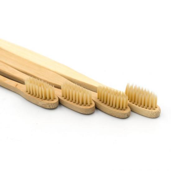 natural wooden bamboo handle toothbrush