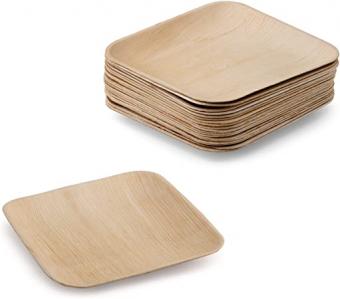 square bamboo plates disposable